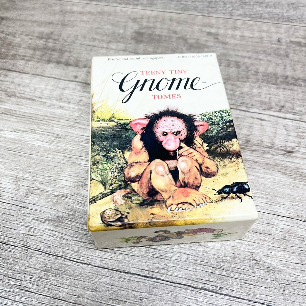 Teeny Tiny Gnome Tomes 1981 Mini Book Set Rien Poortvliet Harry N Abrams 3 Vol